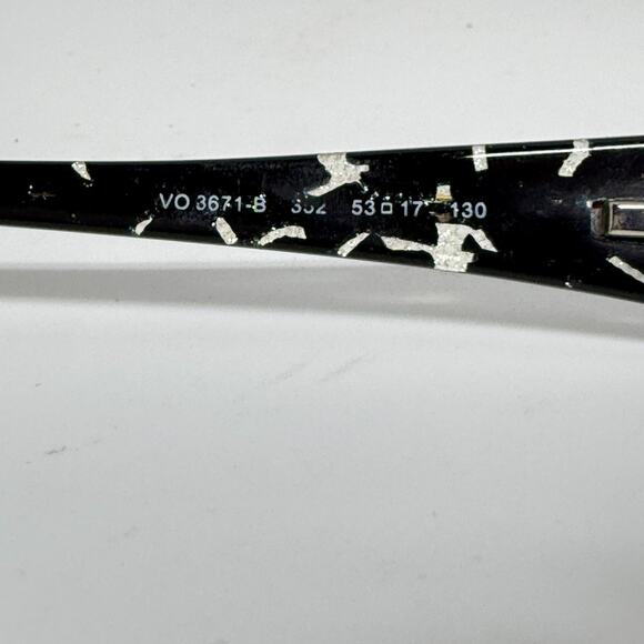 Vogue VO 3671-B Eyeglass Frame With Crystals - Black - Flex Hinges‎ H18671 main image 6